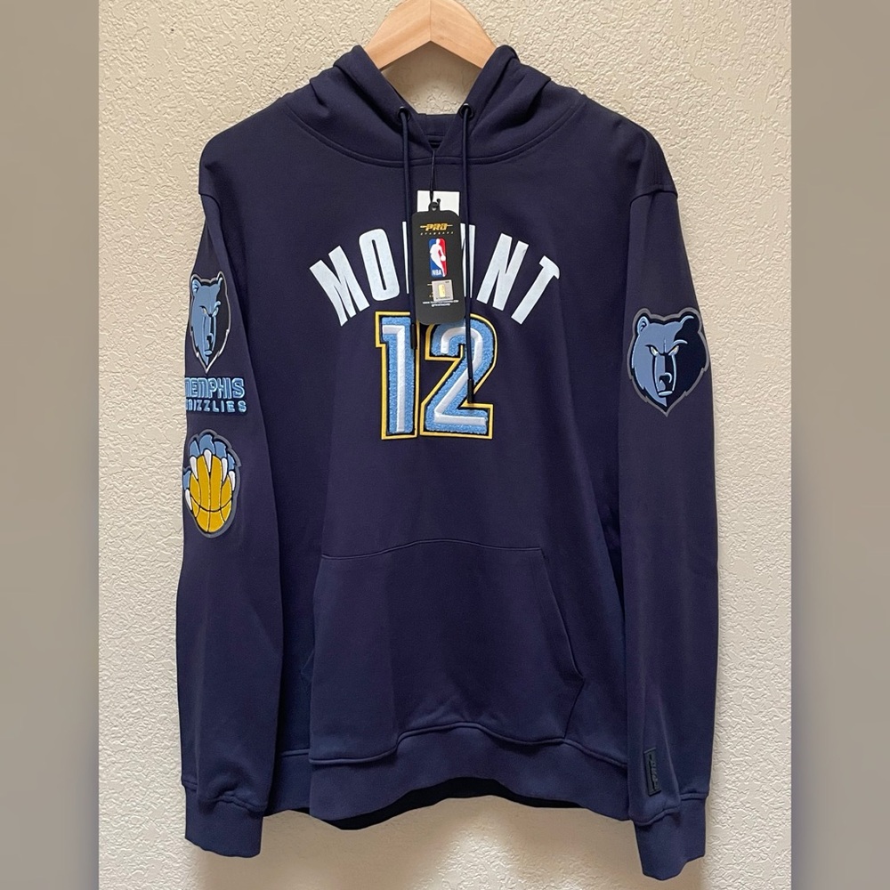 Men's Memphis Grizzlies Ja Morant Pro Standard Player  Hoodie Size-M